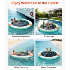 vevor Inflatable floating dock 02